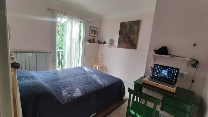 Lit 160*200 séparable avec vue sur jardin 