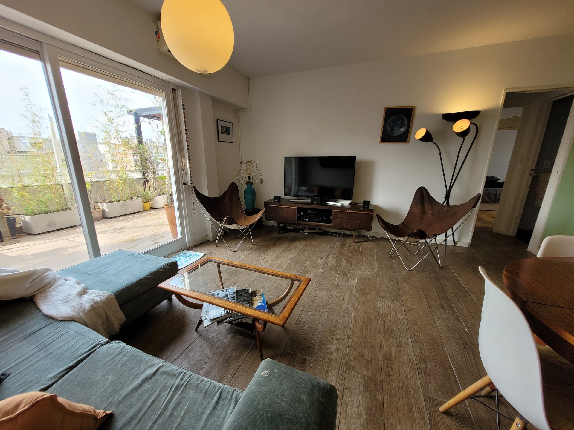 Ideal apartment for 4 people + terrace + washing machine
