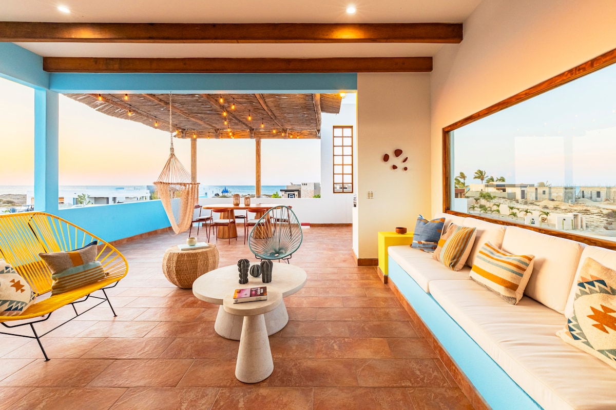 Beachfront Villa • 8 Guests • Pool • WiFi - Villas for Rent in La Ribera, Baja California Sur, Mexico - Image 1
