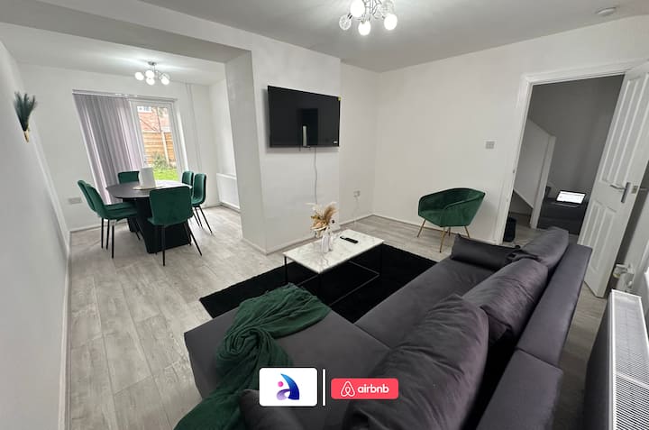 3br Home+free Parking & Wifi / Manchester Airport - Knutsford