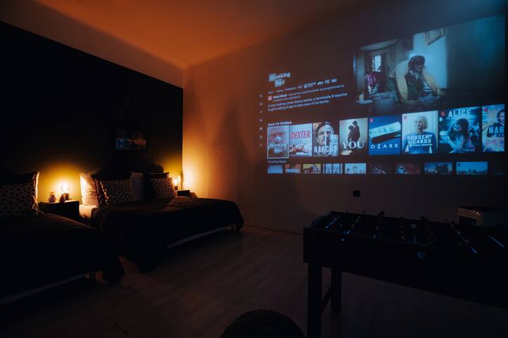 Cinema Apartment Pool Table & Foosball – Downtown gallery image 3