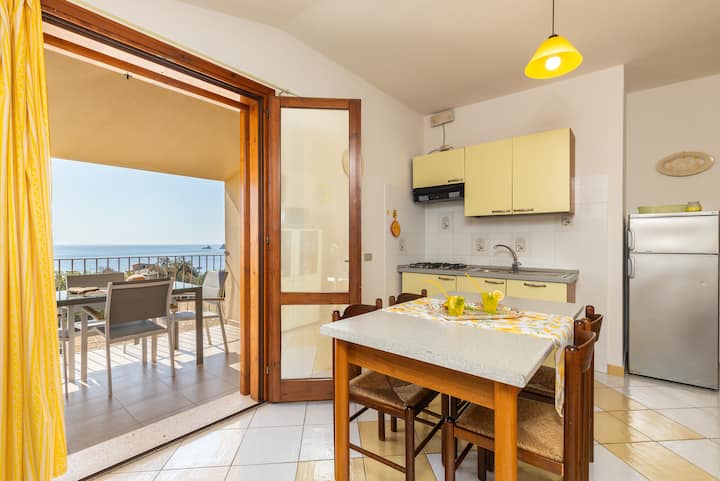 Trilocale Con Veranda Vista Mare - Santa Maria Navarrese