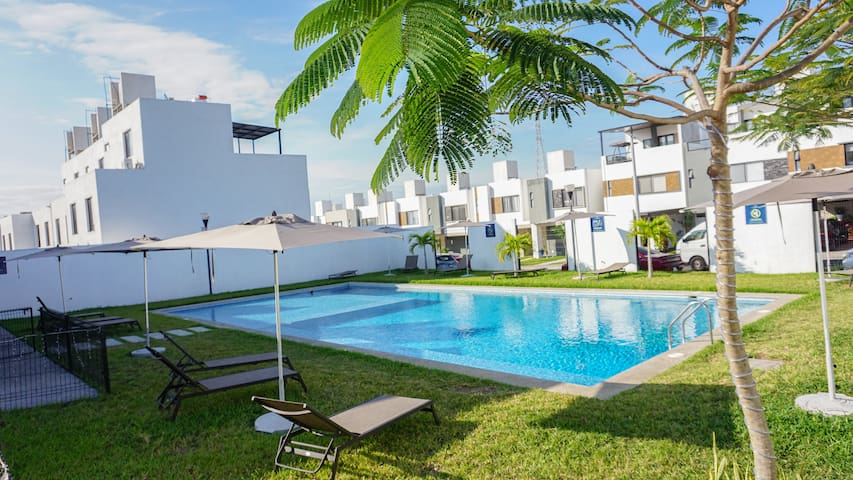 Entire home with 3 bedrooms in Boca Del Rio - Casa Delly Mar 
Descansa-Reconecta-Disfruta