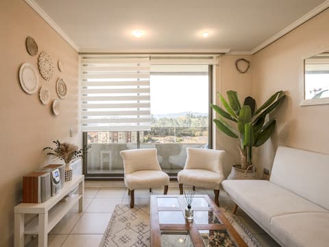 Popular Airbnb listing: Apartment with Beautiful View of San Pedro de la Paz in San Pedro De La Paz