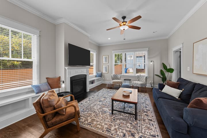 Traditional 4br Craftsman, In Dt Durham, Near Duke - Durham, NC