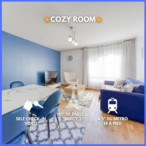 Room Proche Paris & Bercy 2 - Cozy Houses