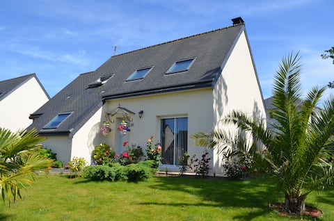 calme, sea and sunset