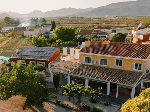 Private complex with pool