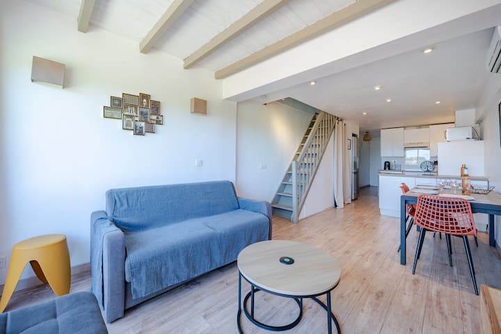 Appart Proche Parc Naturel Et Mer, Parking, Clim - Villeneuve-Loubet