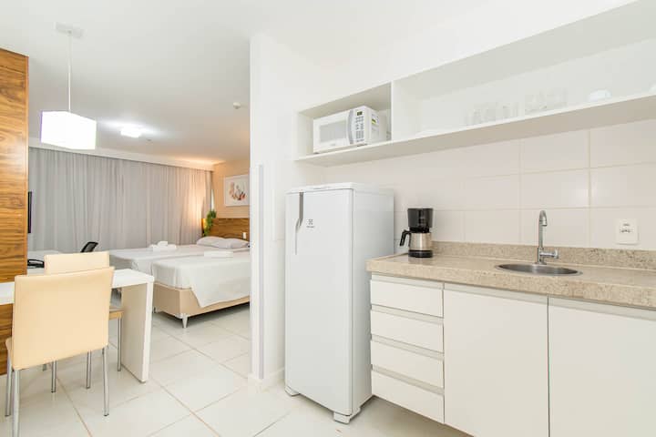 Flat Funcional Com Ar Perto Da Esplanada - Brazil