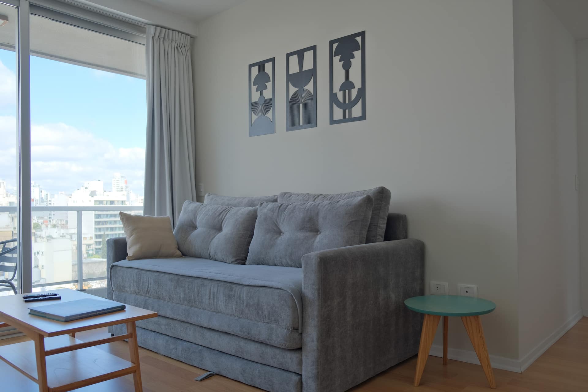 Apartamento de 1 quarto mobiliado em Palermo