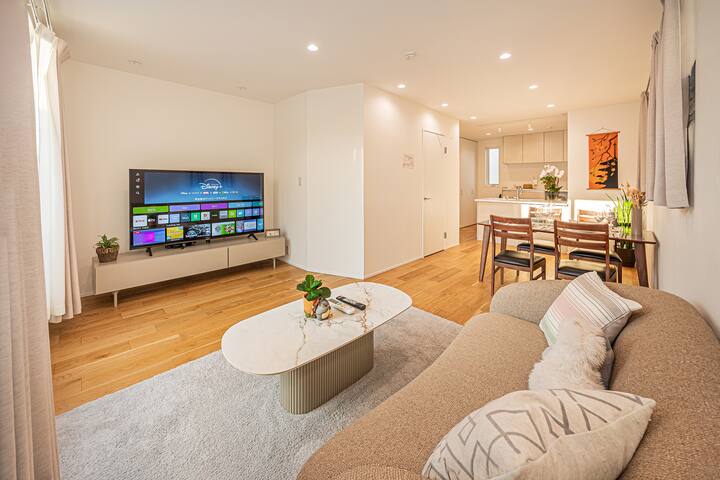 Haneda30m｜New89㎡House｜TrainGinza｜Shinjuku30m｜7ppl