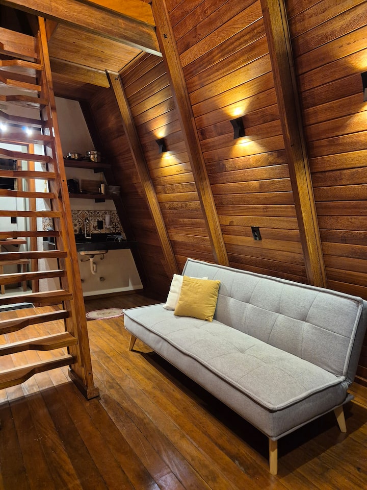 Sofá cama para até 2 pessoas
