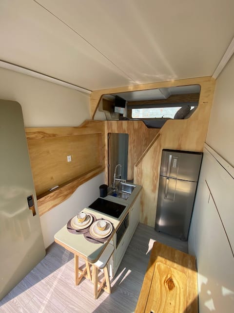Top Airbnb: Villa Tiny - Vila Velha Capsule - Minimalist em Ponta Grossa