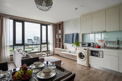 360° Seaview/2BR (15F)Sriracha Beach by น้องมังคุด