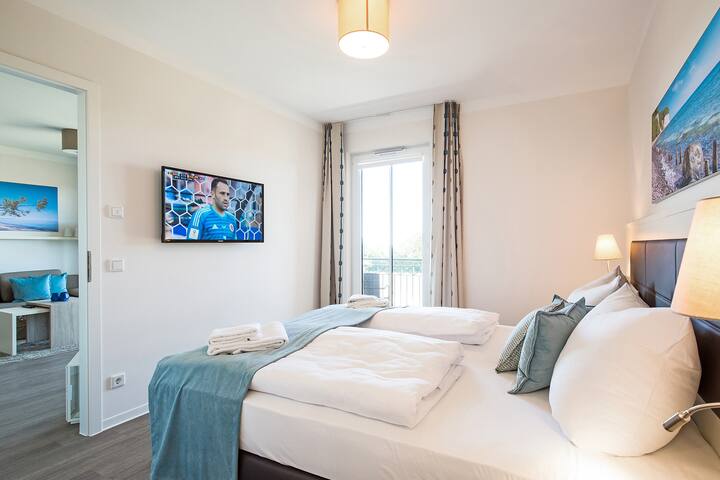 Საძინებელი ბალტიის ზღვის ხედით