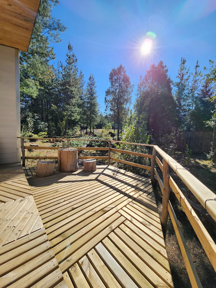 拉达尔小屋（cabañas radal） - melipeuco的小木屋 出租, araucanía