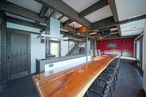 Otaru MOGA, newly built, 300-year-old single plank, ocean view, swimming, superb view, sunset