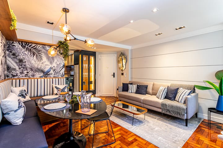 Design & Conforto no Arpoador a 1 quadra da praia