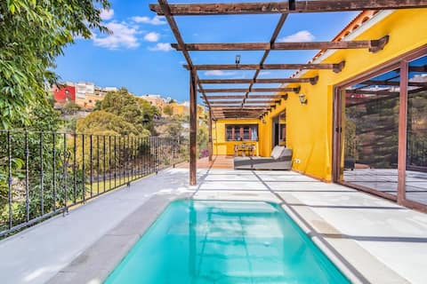 a modern Canarian house