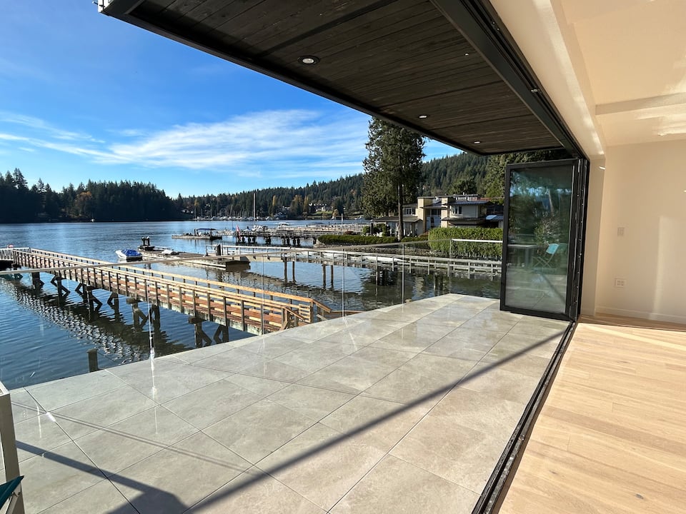 A glass-fronted house on Deep Cove, North Vancouver, British Columbia, Canada, photo 3 of 10