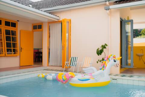 Entire Unit (15 pax) with private pool in Jogja