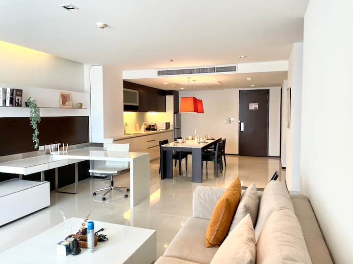 10f#120m2~#pool&gym#bts Chong Nonsi#2br#4ppl - Bangkok