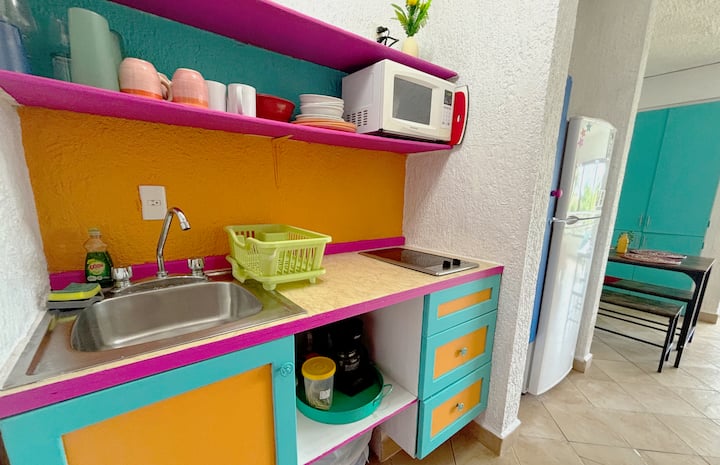 Cozy Studio With Ac - Pool Access In Cancun Beach - Cancún