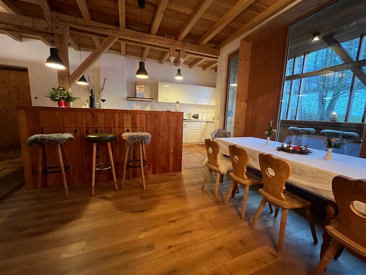 Familienzimmer Dachspitz Altes Heustadl - Holzkirchen