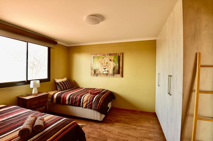 Spálňa s 2 extra dlhými samostatnými lôžkami