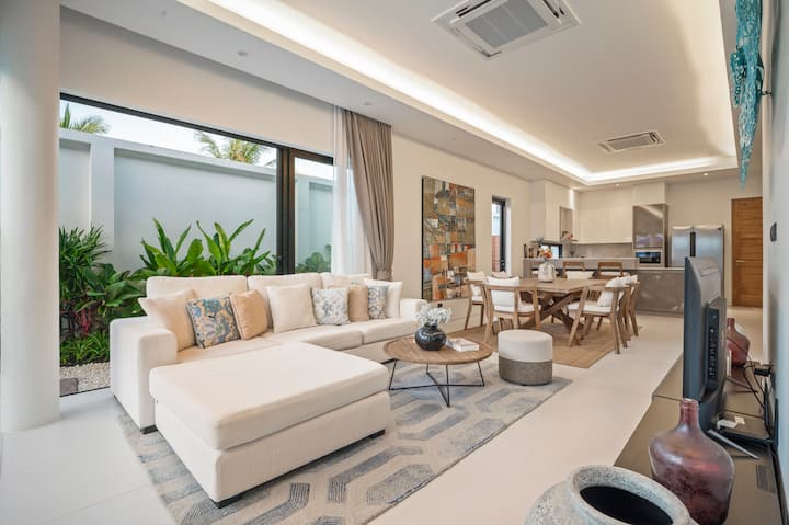 Bangtao - 3br Modern Pool Villa Santi-
Yona Access - タイ