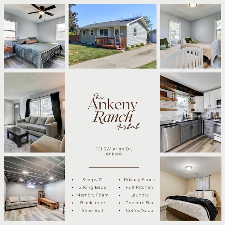 Cozy 4 Bedroom Ranch Home in Ankeny