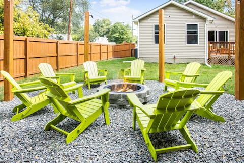 Walk to Beach | Fire Pit | BBQ | Games | Blender