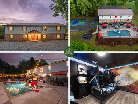 Sleeps 30! Pool, Pond, Pickleball, PuttPutt, Plus!