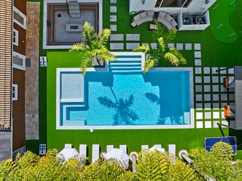 Villa Tortuga Oasis | 10BR, Heated Pool & Theater