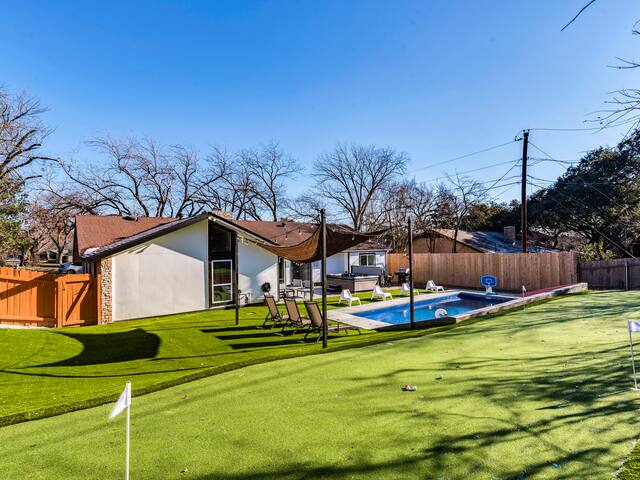 Heated Pool/Spa/MiniGolf home near Downtown/Domain gallery image 2