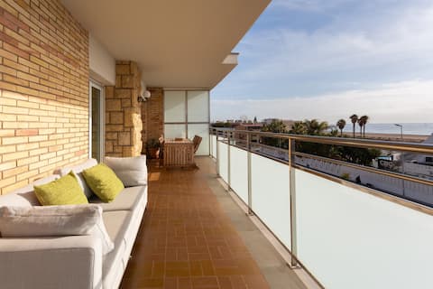 Sunset oceanfront (Castelldefels)