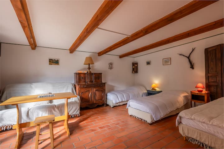 Habitación con camas individuales - Esprit Provence