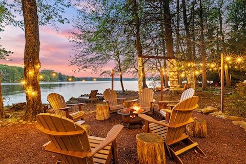 Lakefront, Kayaks, MiniGolf, Sauna, HotTub, Swings