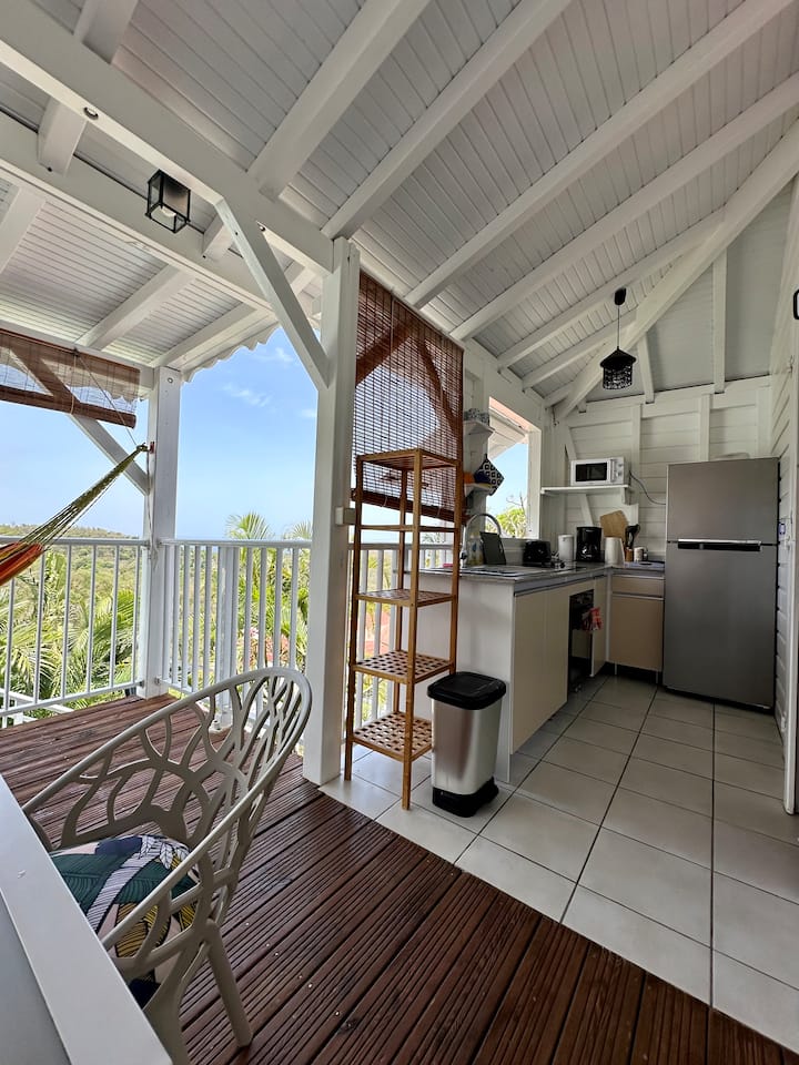 Bungalow Pour 5 Pers. Avec Piscine B4 Ti Kawane - Guadeloupe