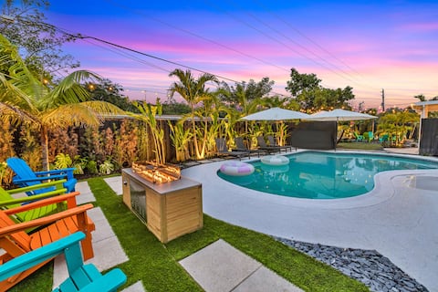 2 Homes Together, HTD pool, Jacuzzi, Fire pit