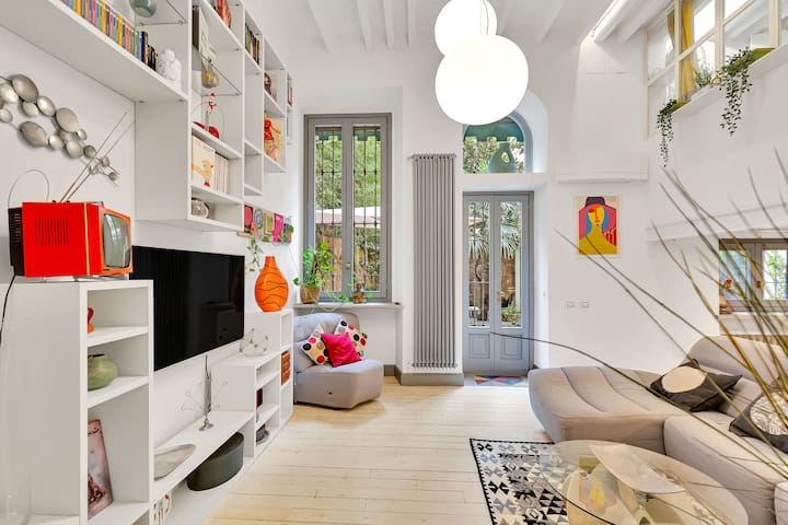 Design & Eclectic|Exclusive Garden 10 min to Duomo