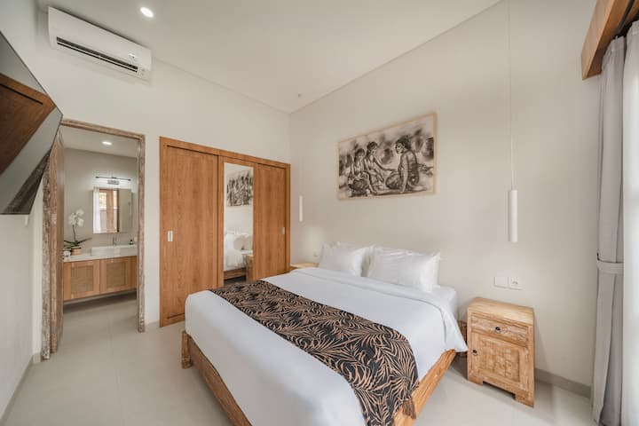 沙努尔斯卡别墅（ Ska Villa ）
-卧室配备智能电视、迷你冰箱、空调、2米宽双人床和独立卫生间