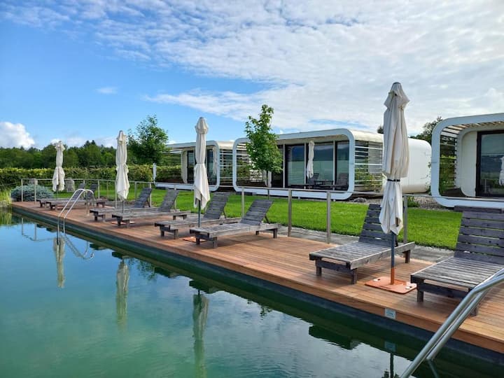 Glamping Malerič Natural Pool & Wellness Access - Vinica
