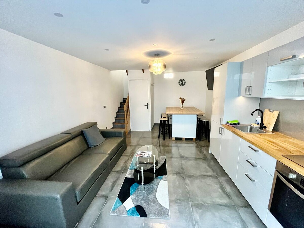 espacio salón cocina comedor con arroz de calzada