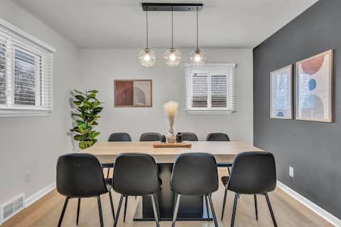 Gameroom & Firepit | Renovated 4BR Retreat w/ Bar