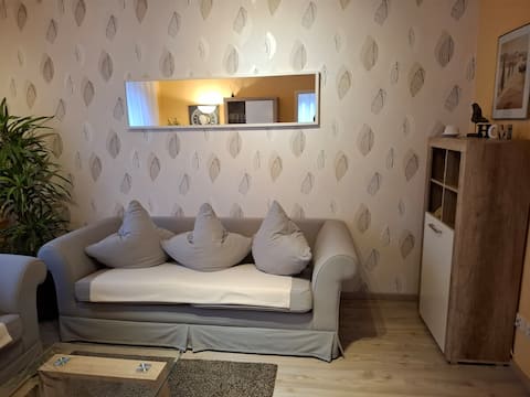 Successful Airbnb property: Living by the pond in Bensheim