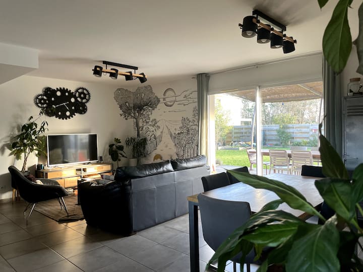 Maison Calme Absolu Piscine Jardin Forêt Lac - Carcans