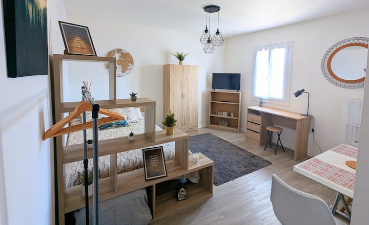 Studio 5min Gare /Centre/thermes/wifi Fibre. - Dax