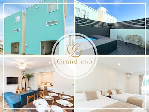 1 min walk to the beach/Private pool villa/Kin2F